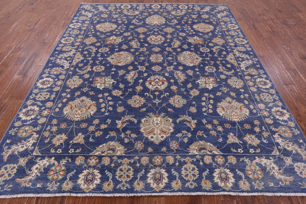 8' 1" X 9' 8" Peshawar Handmade Wool Rug Q10441