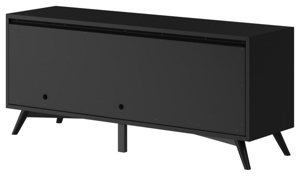 Flynn Large TV Console, Black