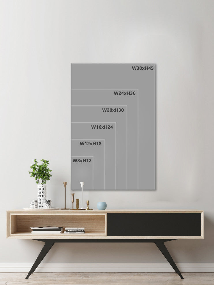 "Dynamic Unbalance" Painting Print on Wrapped Canvas, 20x30
