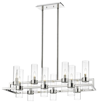 Zlite 4008-10PN 10-Light Island/Billiard, Clear