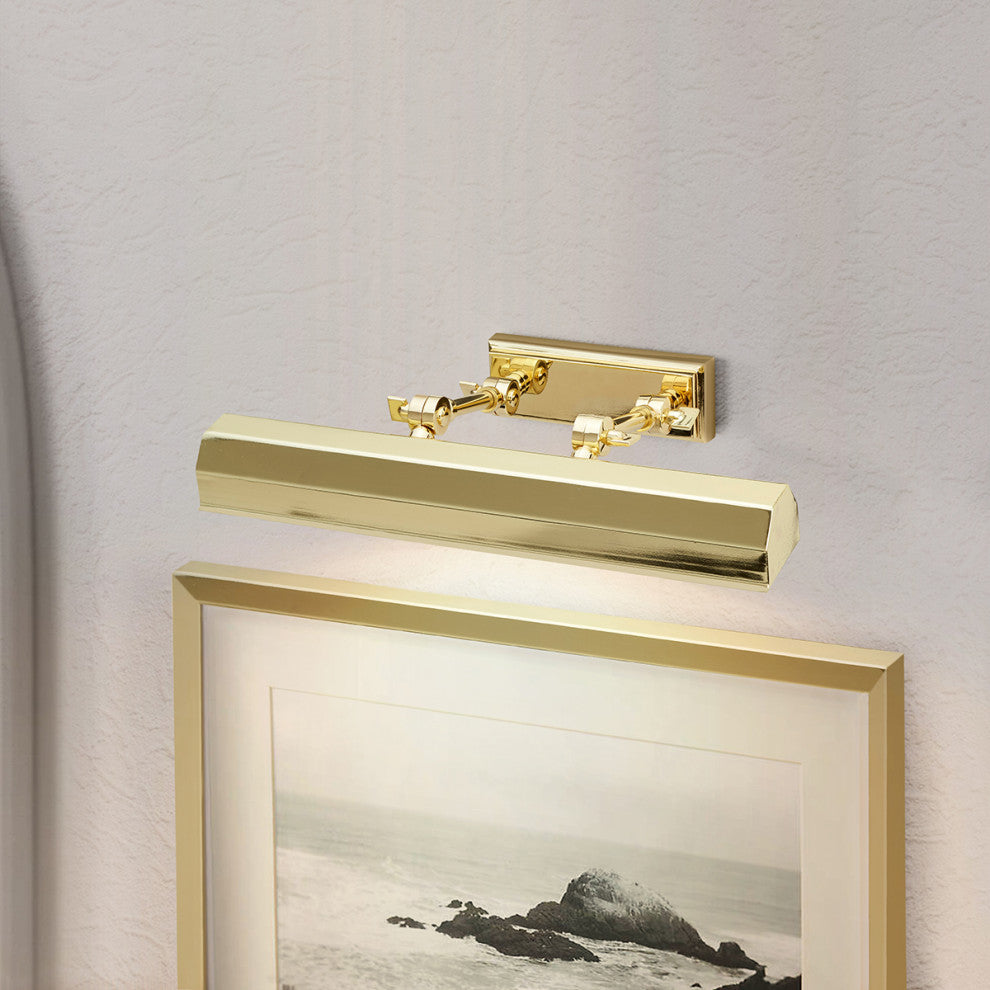 Chawton 2 Light Large Picture Light in Polished Brass