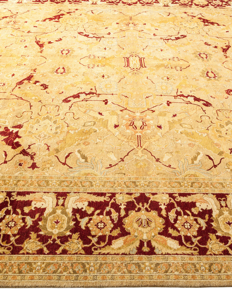 Londyn, One-of-a-Kind Hand-Knotted Area Rug Yellow, 8'2"x10'2"