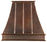Premier Copper HV-EURO38-C2036BPSB 38" 735 CFM Hammered Copper Wall Mounted