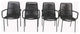 Set of 4 Palaio Chair, Black