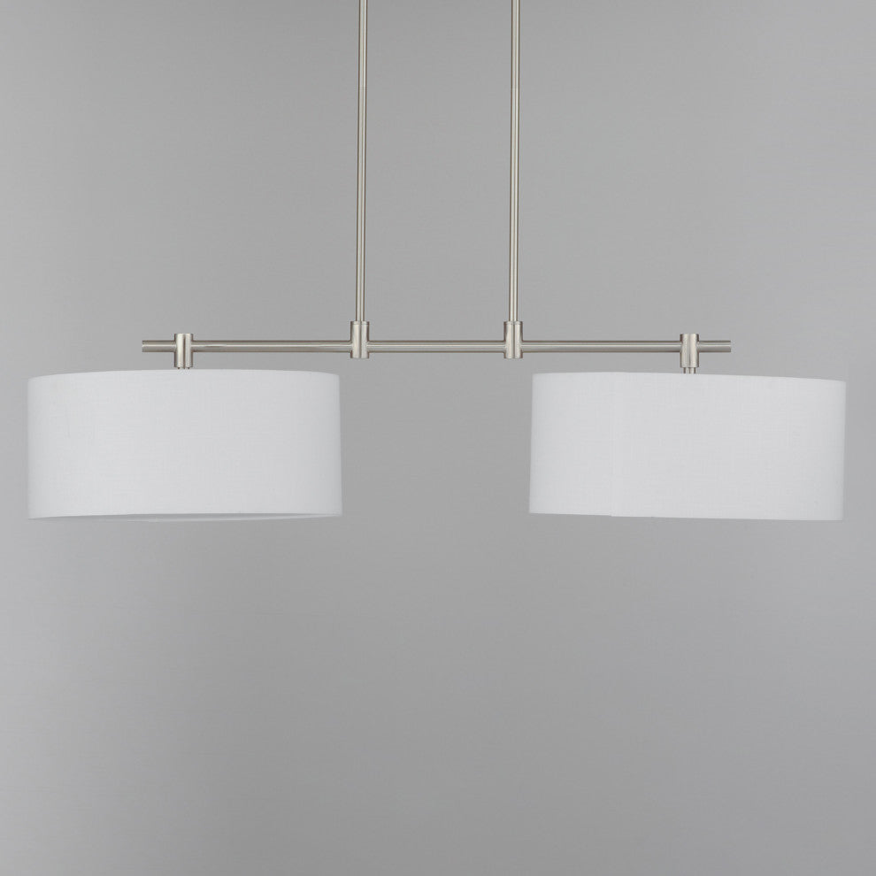 Maxim 10016WL Bongo 2 Light 42"W Linear Pendant - Satin Nickel