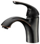 Clavier Single Hole Single Handle Mid-Arc Bathroom Faucet, Oil Rubbed Bronze