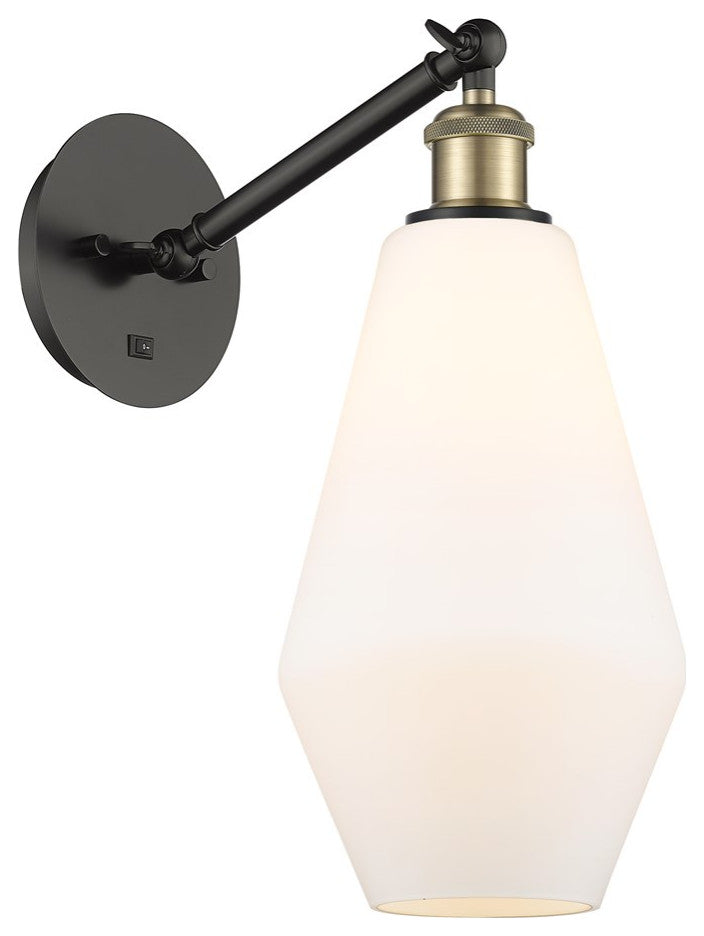 Innovations 317-1W-BAB-G651-7-LED 1-Light Sconce, Black Antique Brass