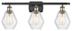 Innovations 516-3W-BAB-G654-6-LED 3-Light Bath Vanity Light, Black Antique Brass