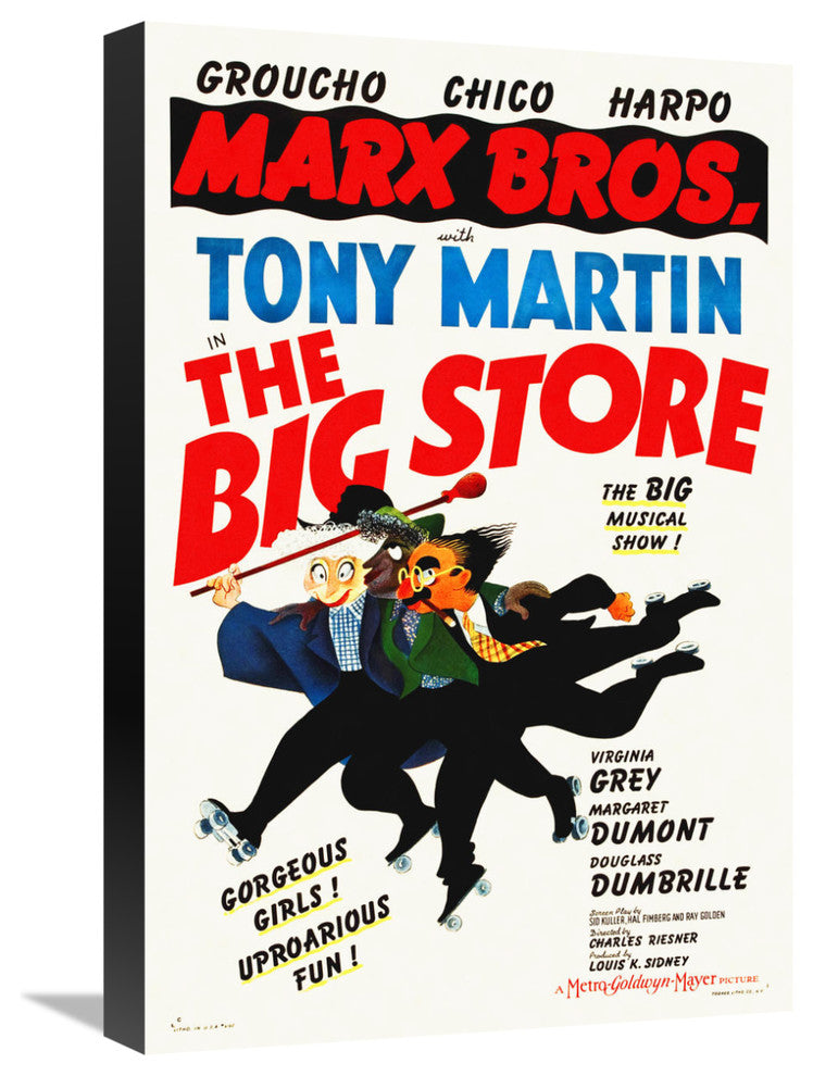 "Marx Brothers - The Big Store 02" Canvas by Hollywood Photo Archive, 15x22"