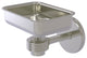 Satellite Orbit One Wall Mount Soap Dish With Groovy Accents, Satin Nickel