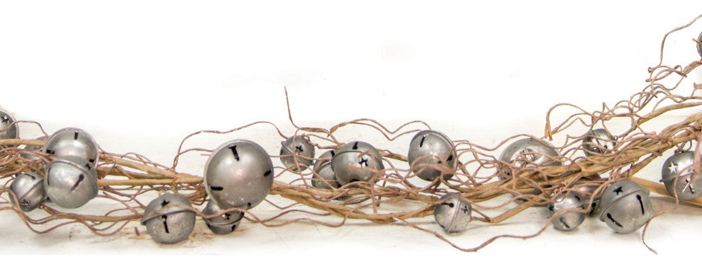 Vintage Galvanized Bell Garland