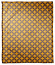 Yellow Diamond Pattern Fleece Blanket