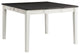 Picket House Furnishings Jamison Two Tone Dining Table with Storage, Counter Hei