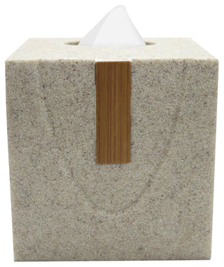 nu steel Stone Finish Boutique Tissue Holder