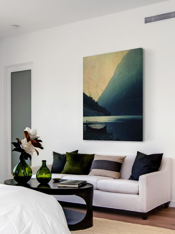 "Adventure Awaits" Print on Canvas by Ingrid Beddoes