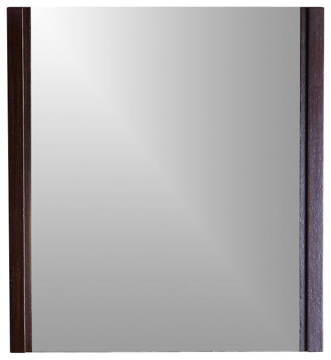 Wood Frame Mirror, 24"