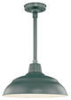Millennium RWHS17-SG One Light Pendant, Satin Green Finish