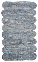 Safavieh Cape Cod Collection CAP208 Rug, Blue/Natural, 4'x6'