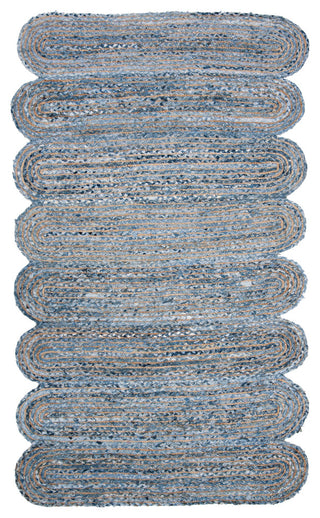 Safavieh Cape Cod Collection CAP208 Rug, Blue/Natural, 4'x6'
