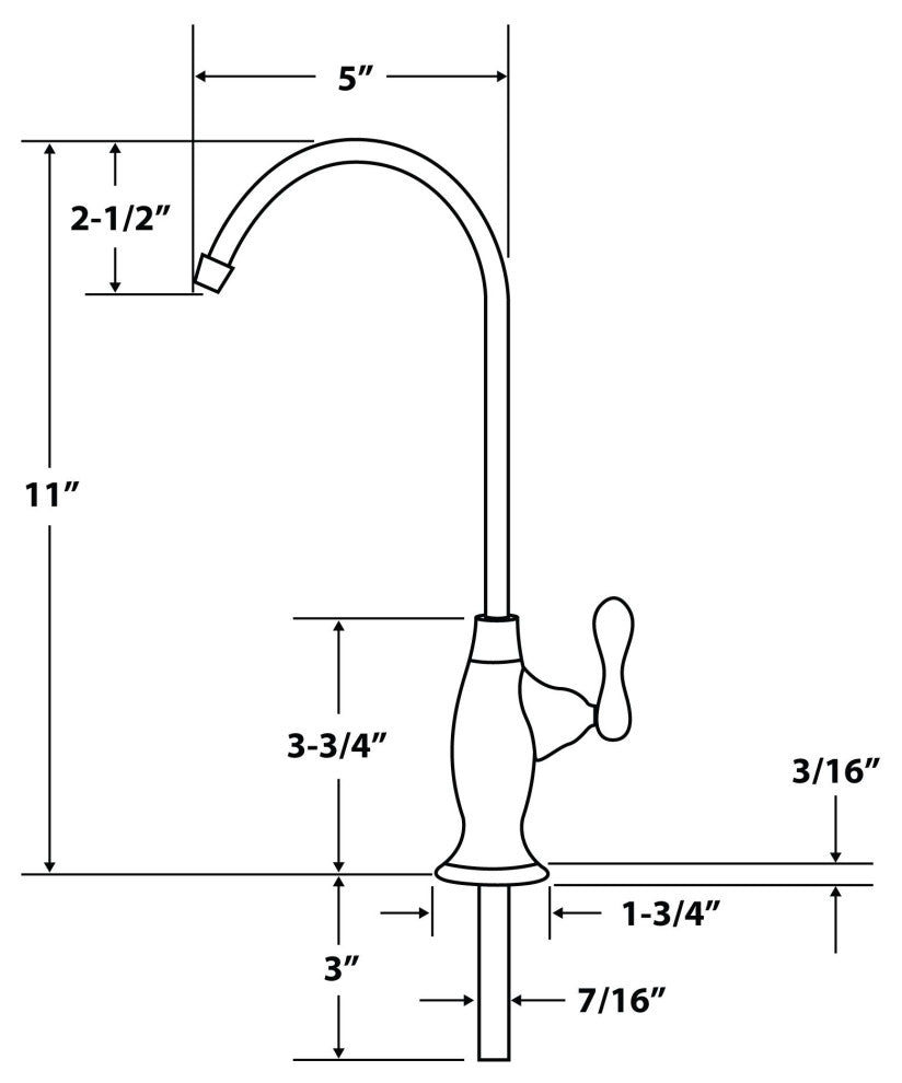 APEC Premium Quality Ceramic Disc Faucet Lead-Free, Coke Shape, Brushed Nickel