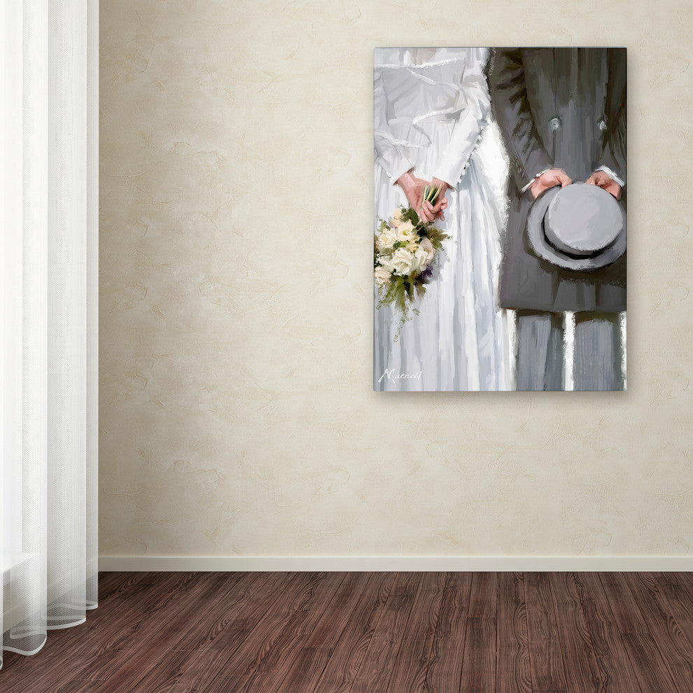 The Macneil Studio 'Bride and Groom' Canvas Art, 19"x14"