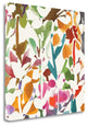 "Pink Garden Square II White" By Wild Apple Portfolio, Gallery Wrap Canvas