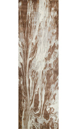Finch Brown/Beige Rug, Brown, 2'7"x8' Runner