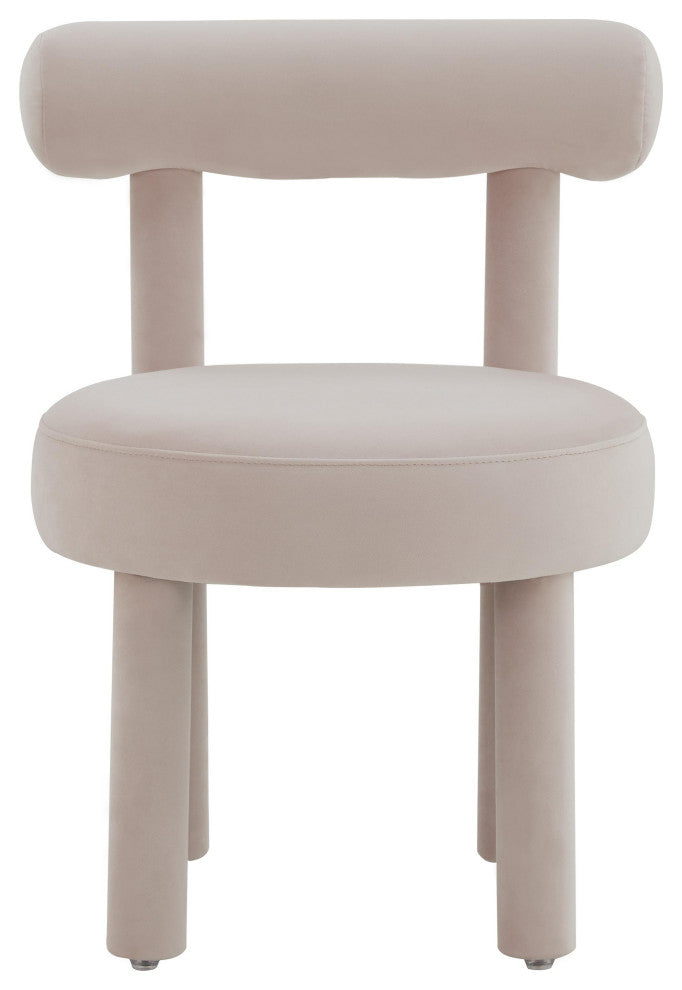 TOV Furniture Carmel Blush Velvet Chair