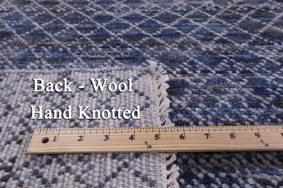 Hand-Knotted Savannah Grass Wool Rug 10' 1" X 14' 0" - Q13176