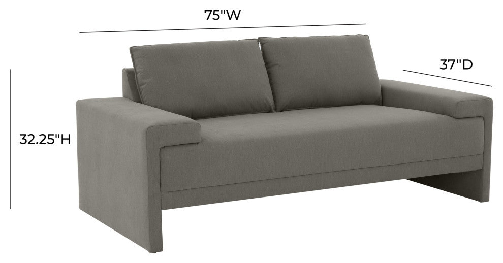 Maeve Slate Loveseat