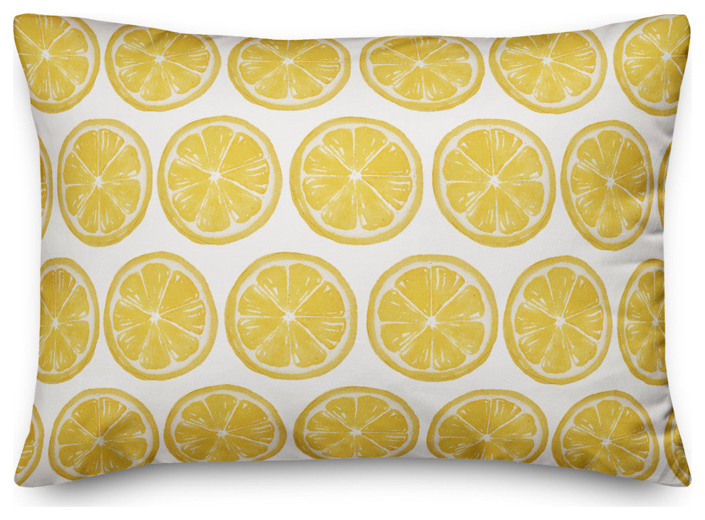 Lemon Pattern 14x20 Indoor / Outdoor Pillow