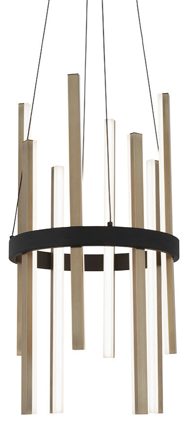 Modern Forms Harmonix LED Pendant PD-87914-BK/AB
