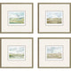 Afternoon, 4-Piece Set Framed Art