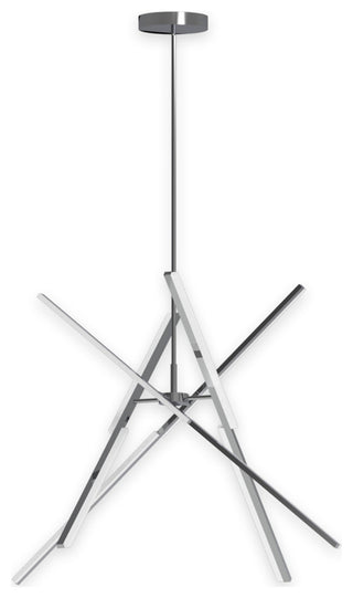 Stix - LED Chandelier - Chrome