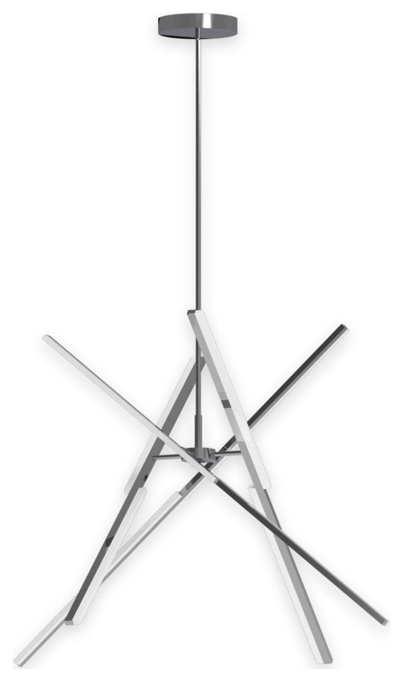 Stix - LED Chandelier - Chrome