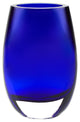 Badash K945 Blue European Mouth Blown Crystal Vase