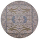 Ahgly Company Indoor Round Mid-Century Modern Area Rugs, 7' Round