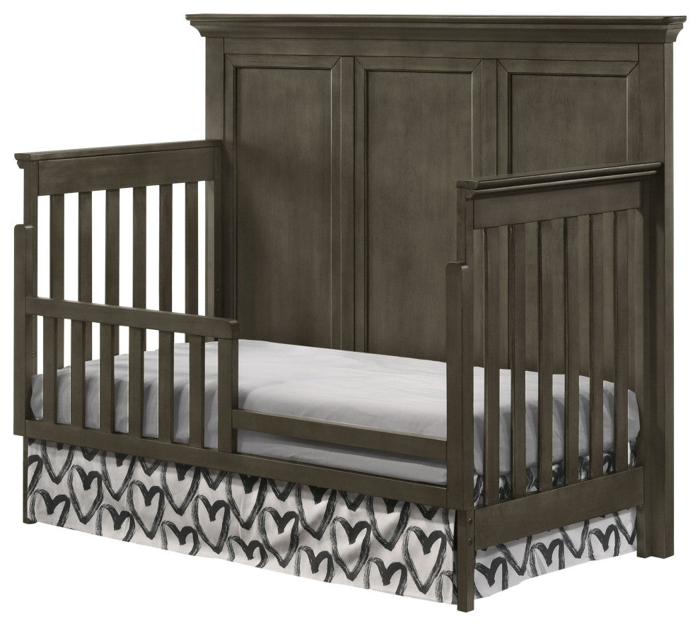 San Mateo 60"W Convertible Crib, Gray