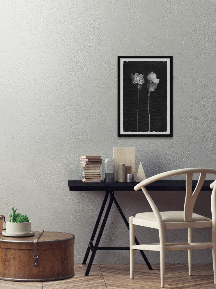 "Garden Beauties" Framed Painting Print, 12x18