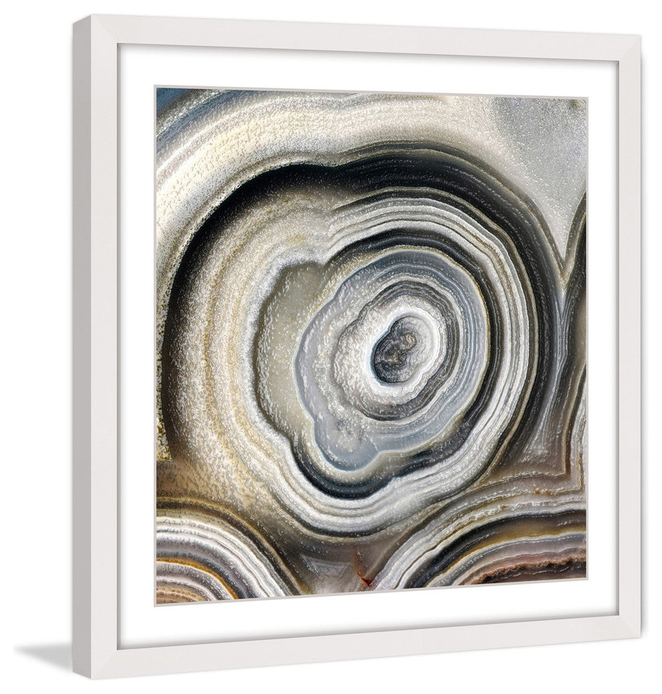 "The Eye of the Geode" Framed Art Print