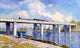 Claude Oscar Monet The Railroad Bridge at Argenteuil Wall Decal