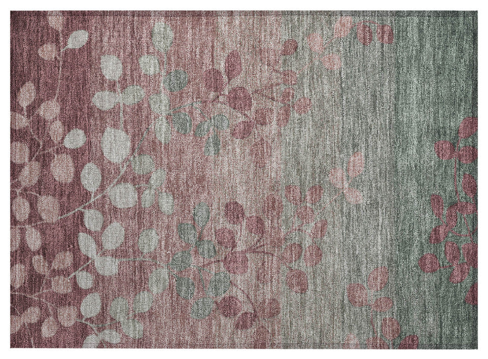 Machine Washable Indoor/Outdoor Chantille ACN1900 Blush 1'8" x 2'6" Rug