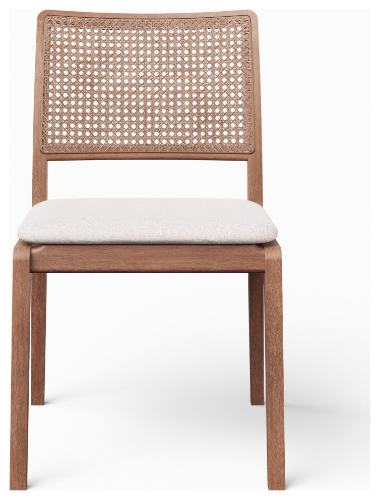Larissa Side Chair, Set of 2, Nogal