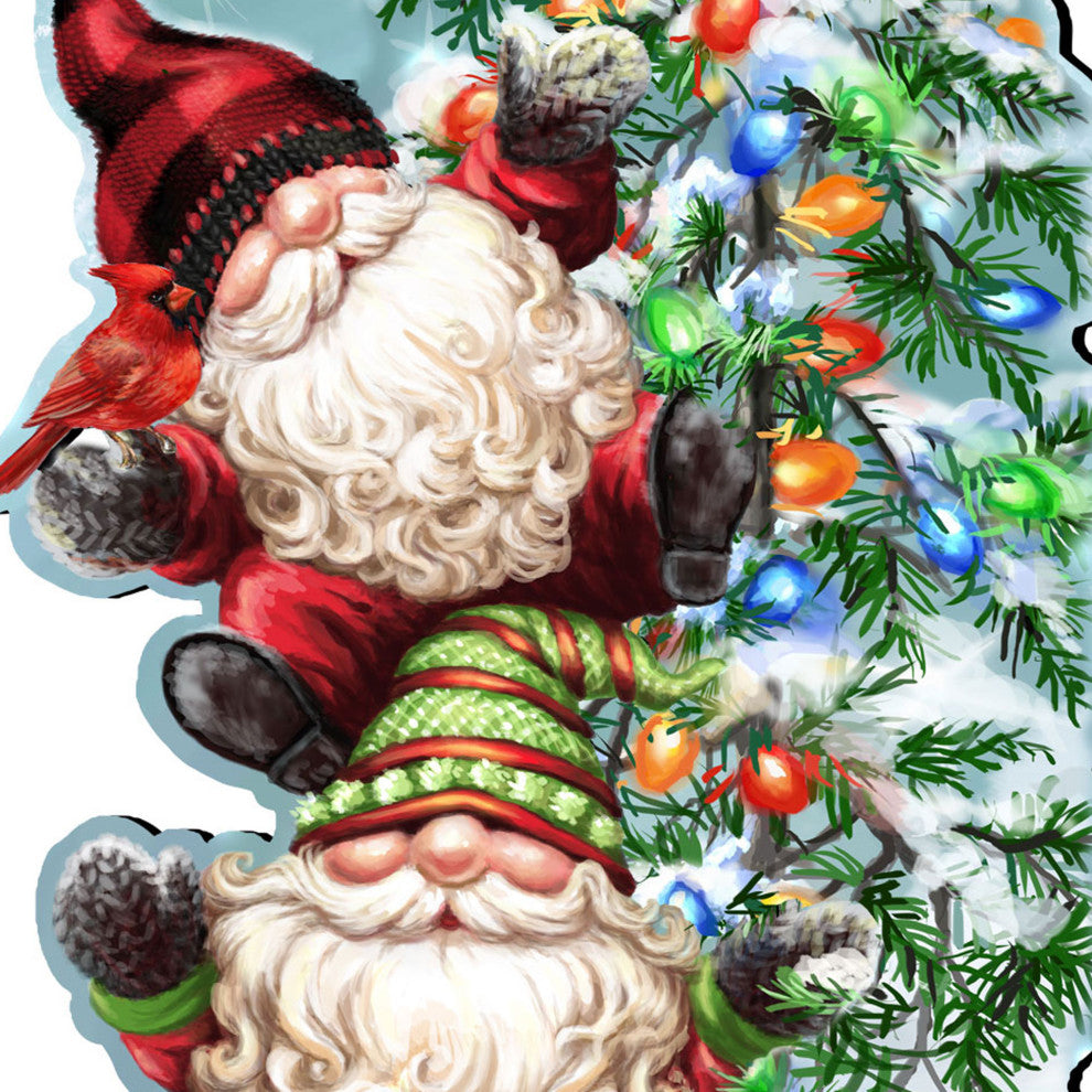 Trimming the Tree Holiday Outdoor Decor Large Ornament