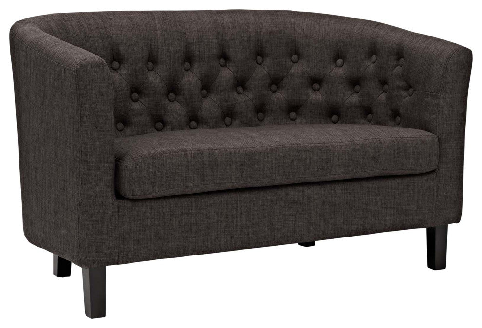 Prospect 2 Piece Upholstered Fabric Loveseat And Armchair Set