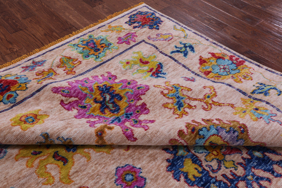8' 4" X 10' 0" Turkish Oushak Hand Knotted Rug - Q16043