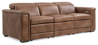 Bernhardt Lioni Leather Power Motion Sofa