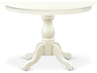 5 Pc Dining Set, Linen White Table, 4 Linen White Chairs, Linen White
