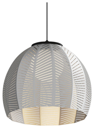 Amicus 16" Pendant, Brushed Aluminum/Dark Stained Walnut, Incandescent