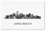 Marlene Watson 'Long Beach California Skyline' Canvas Art, 32x22